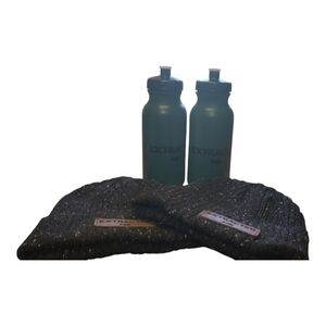 FOX TV Extracted Black Knit Beanies and Water Bottles Set